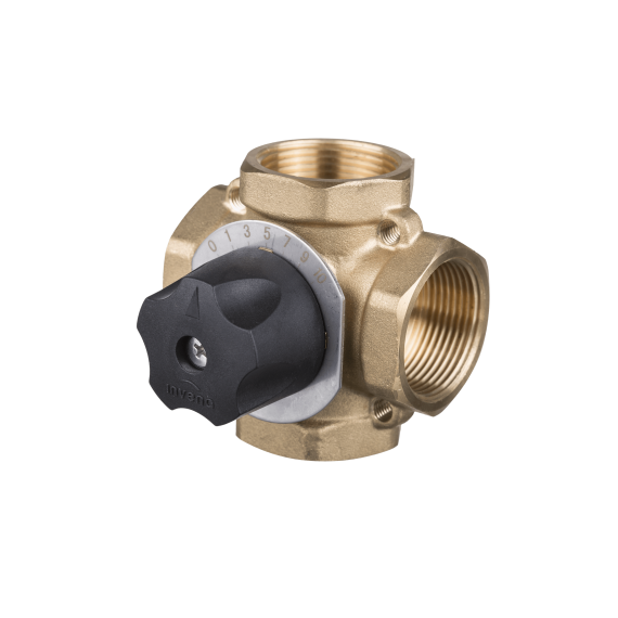 Robinet de amestec în 4 căi, 1", cu reglaj manual, Invena