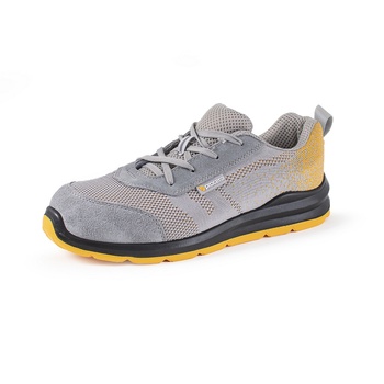Pantofi de protectie Texo S1P, usori si aerisiti, cu design sportiv, bombeu metalic si lamela antiperforare, gri, marimea 45 (39)