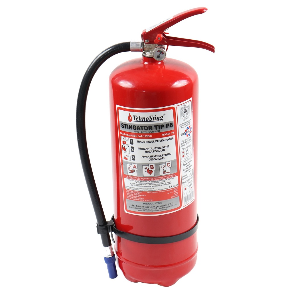 Stingator Psi Cu Pulbere Tip P6, Tehnosting, 6 Kg