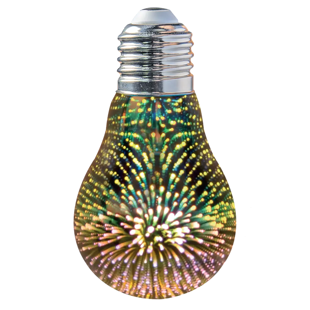 Bec LED decorativ Stardust A60 2W E27