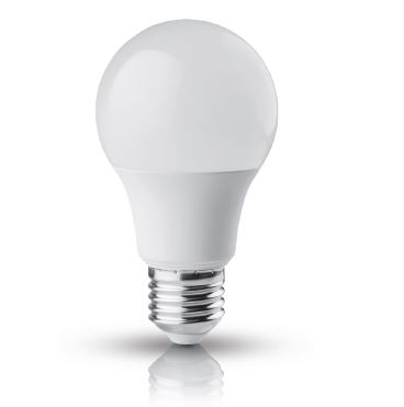 Bec led A60 9W E27 6400K, lumină caldă