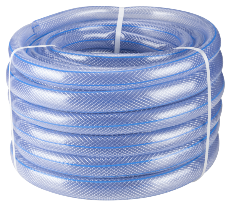 Furtun transparent siliconat cu insertie 18 mm 1/2" 25 ml/rola