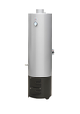Ansamblu boiler otel 120 L, focar economic, usi otel FM, rezistenta electrica 2 kw