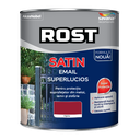 Vopsea alchidică superlucioasă pentru lemn si metal ROST SATIN interior/exterior vișiniu, 4 l