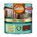 [P001015] Lazura lucioasa, Sadolin EXTRA PLUS 3in1 , pentru lemn pe baza de de apa: teak 0.75L