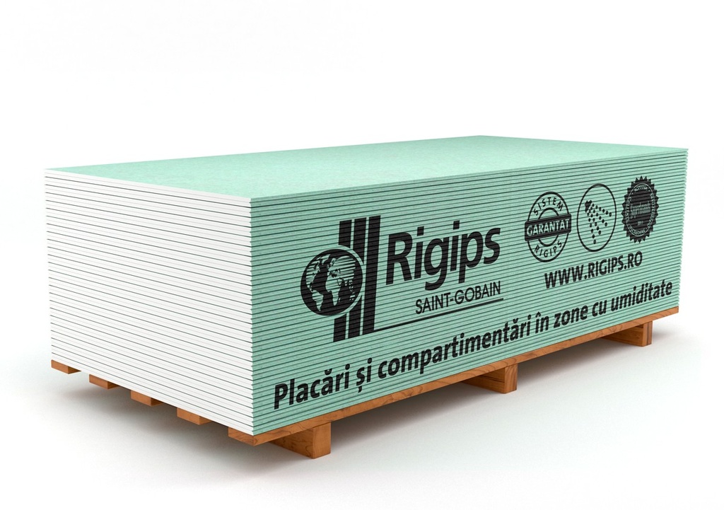 Gips-carton Rigips® RBI 12,5x2000x1200 mm
