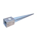Cămășuială suport stâlp încastrat, 91x91x750x2 mm