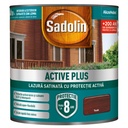 Lazură satinată Sadolin Activ plus pe bază de dispersie apoasă acrilică teak, 0.75 l