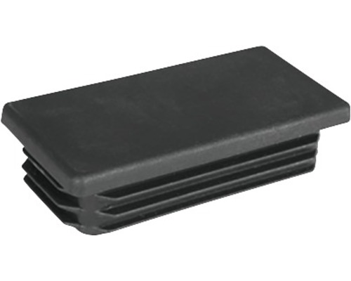 Capac PVC negru pentru stalpi rectangulara 40 x 20 mm