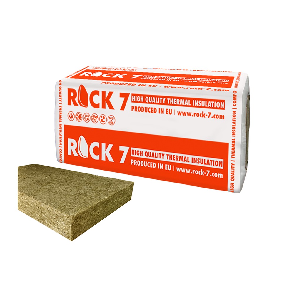 Vata bazaltică Rock Vent50, 50 x 600 x 1200 mm 5.76 mp/bax