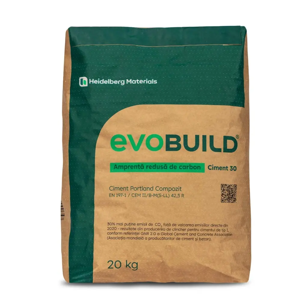 evoBuild30 Ciment Portland Compozit CEM II/B-M(S-LL) 42,5R-20 kg/sac