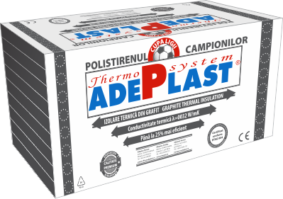 Adp polistiren grafitat EPS 80+ gr 100 mm
