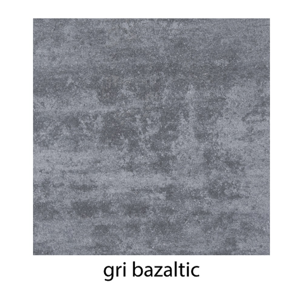 Pavaj QUATRO MISTIC, cu cant gri bazaltic MIX 6.3 (20x10x6-12buc, 20x20x6-12buc, 30x20x6-6buc)