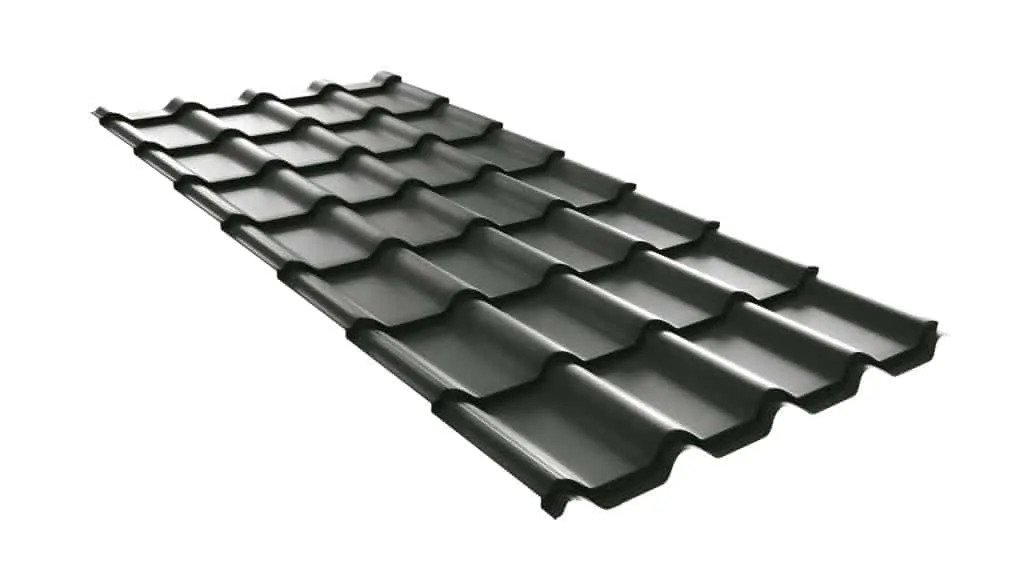Tigla metalica gladiator 7024 0,5 mm, finisaj mat