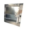 Ușă de vizitare din inox cu zăvor, 150x150 mm