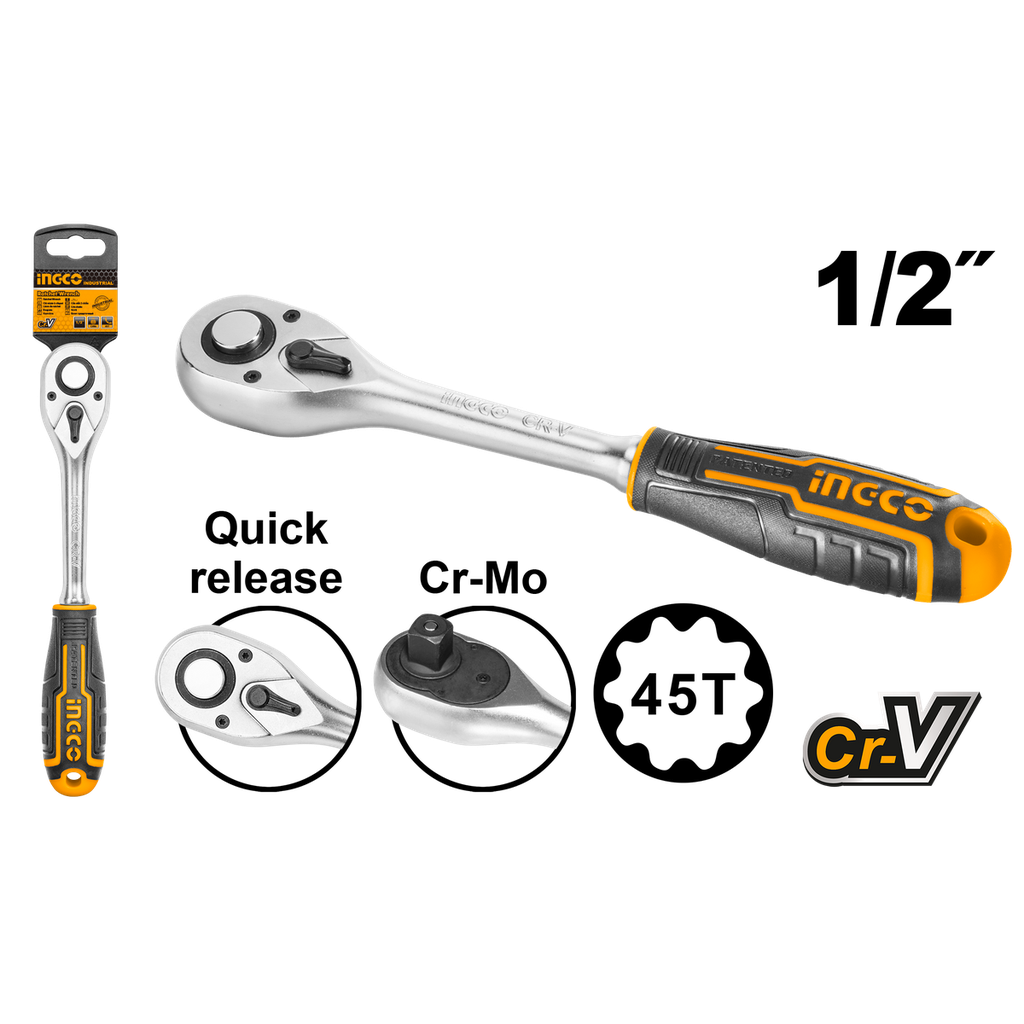 Clichet chei tubulare, in ambele sensuri 1/4 45T chromat