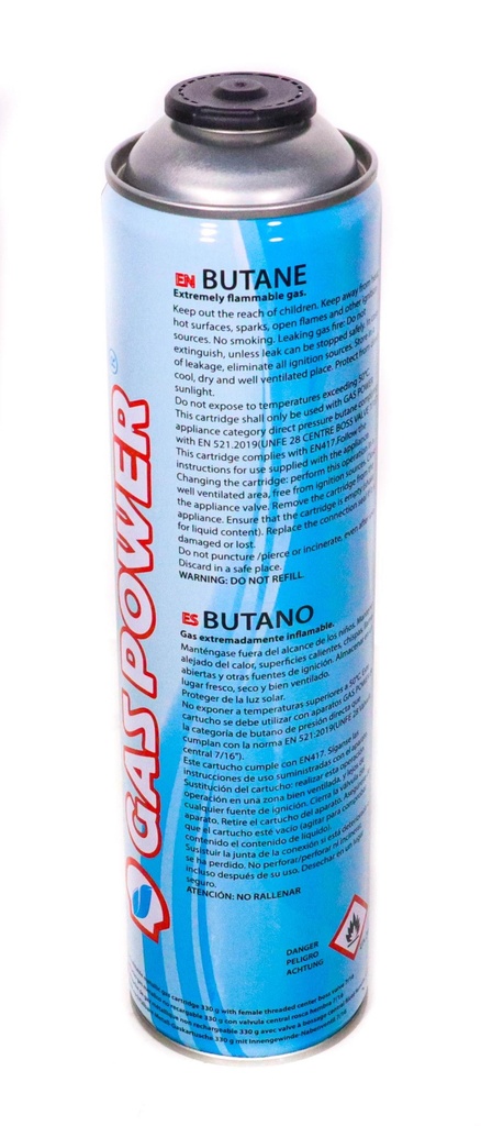 Rezervă gaz, butelie tip spray cu filet, 300 gr