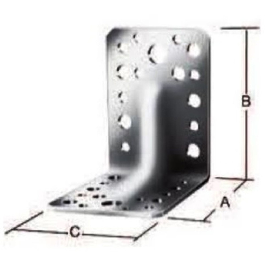 Vinclu de îmbinare pentru sarcini grele 50x50x40x2 mm