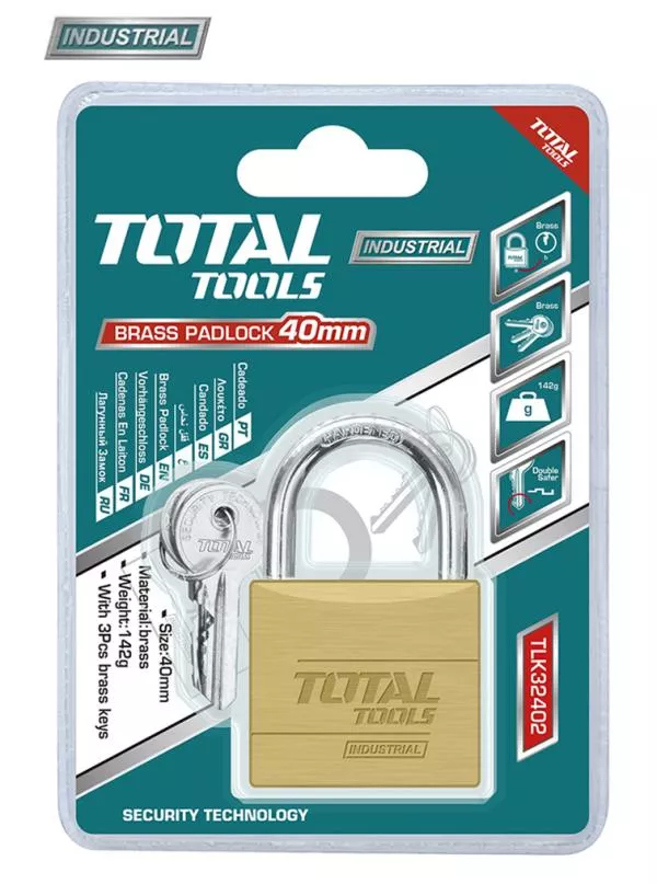 Lacat alama Total, 40 mm, 3 chei