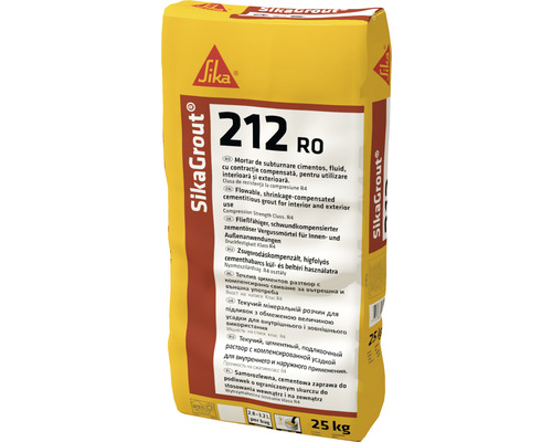 SikaGrout®-212, mortar  expandabil pentru turnare, gri, interior-exterior, 25 kg