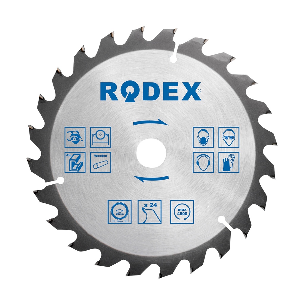 Disc Rodex fierăstrău pentru debitarere, 125 mmx22.2/20/16 mm