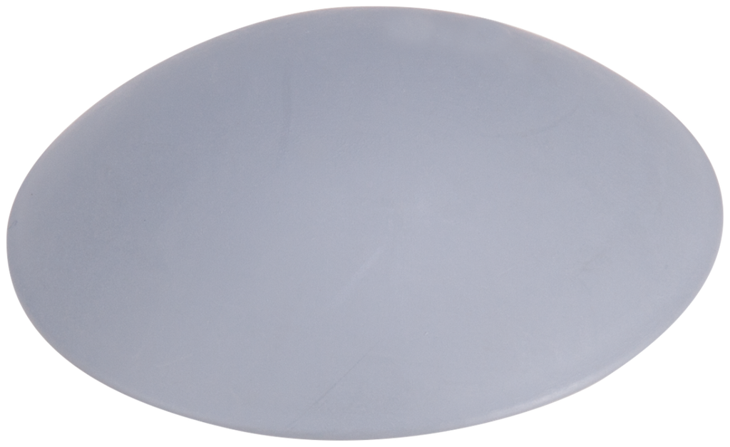 Opritor din plastic moale, culoare gri, pentru usi de interior, cu diametrul de 60 mm