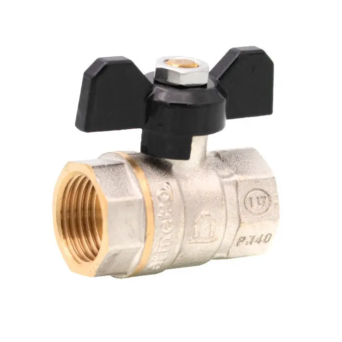 Robinet trecere cu sferă și fluture, 3/4” fi, PN 40