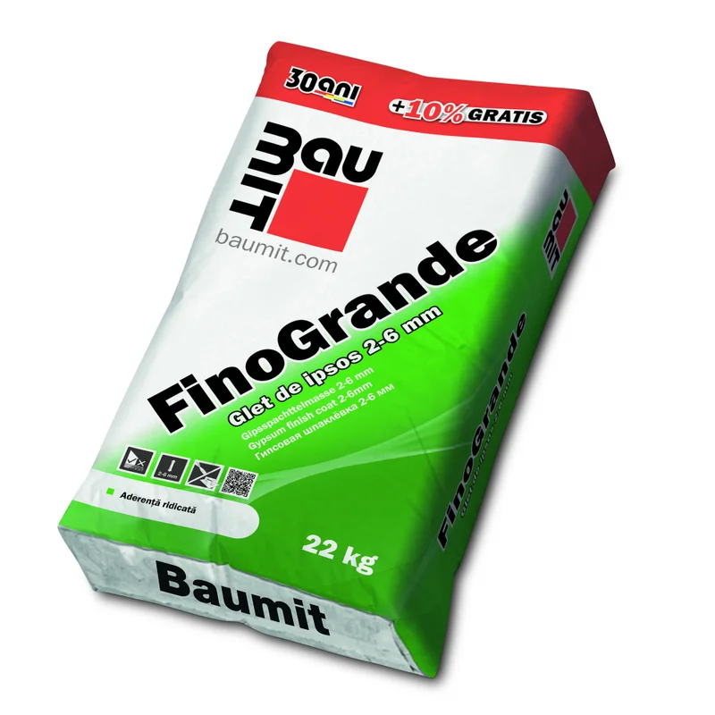 Baumit FinoGrande glet de ipsos pentru interior, 22 kg/sac