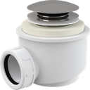 Sifon Cadita de Dus cu Mecanism Click Clack, Cromat