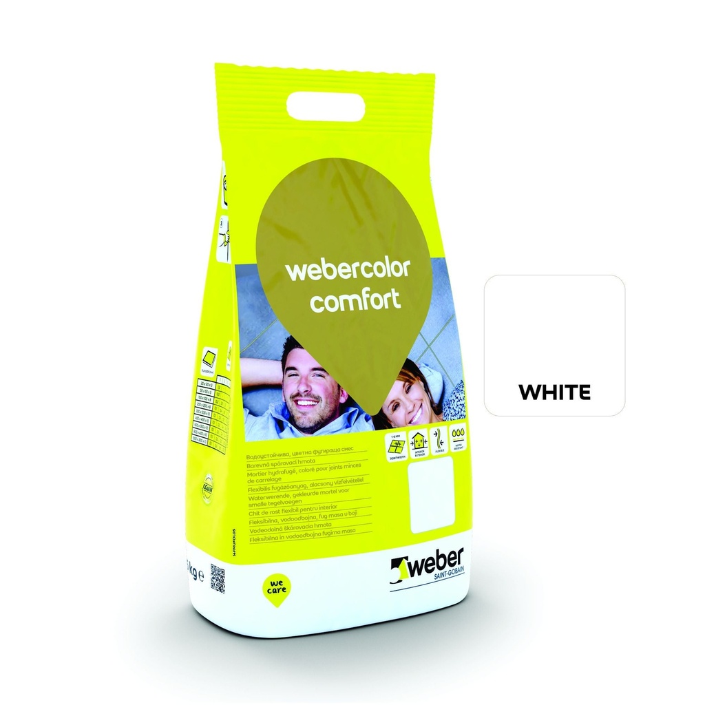 Weber color comfort, WHITE 5 kg