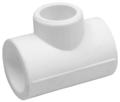 Teu redus PP-R alb, 50x25x50 mm