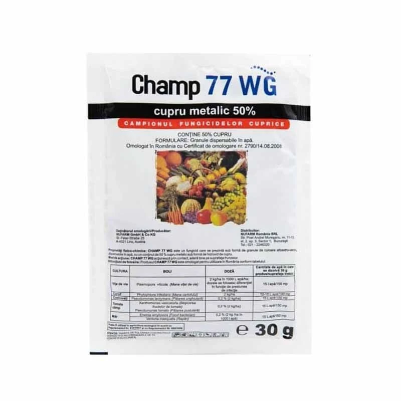 Fungicid CHAMP 77 WG, 30 gr