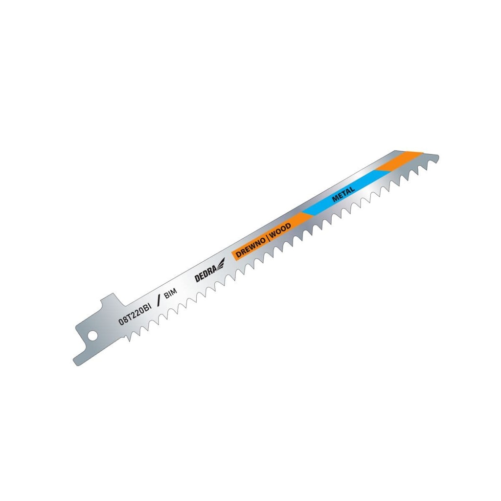 Lamă pentru ferestrău tip sabie 150/125 mm, lemn + elemente, metal, BIM,2 buc/set