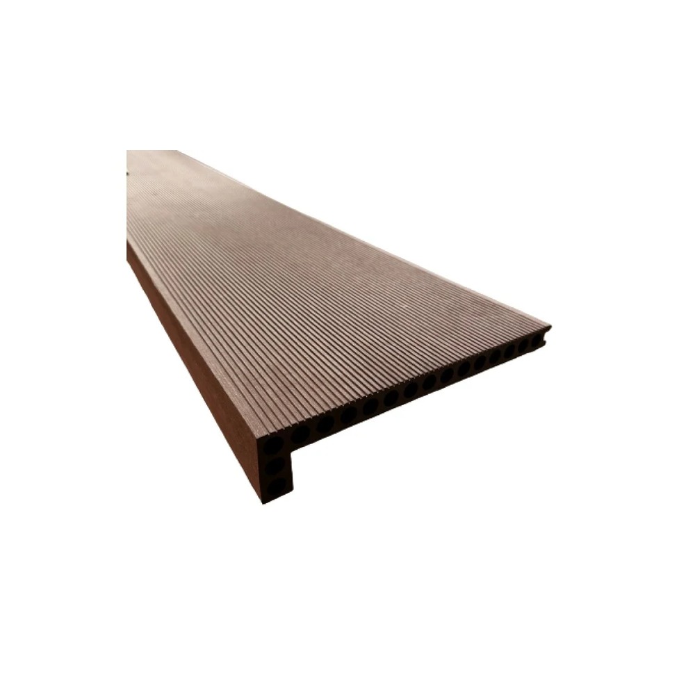 [P002360] Treapta Decking 3D WPC, dimensiune 300 x 60 x 24 mm, culoare maro