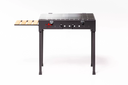 Gratar portabil FM Grill Premium, carbuni - lemn, otel, portabil 58 x 30 cm