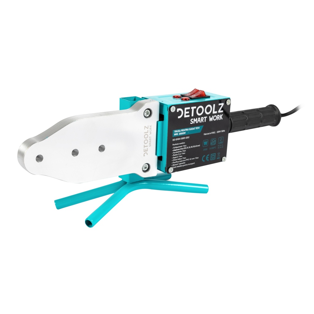 Trusa pentru sudura tevi PPR, 20 - 63mm, 2000 W