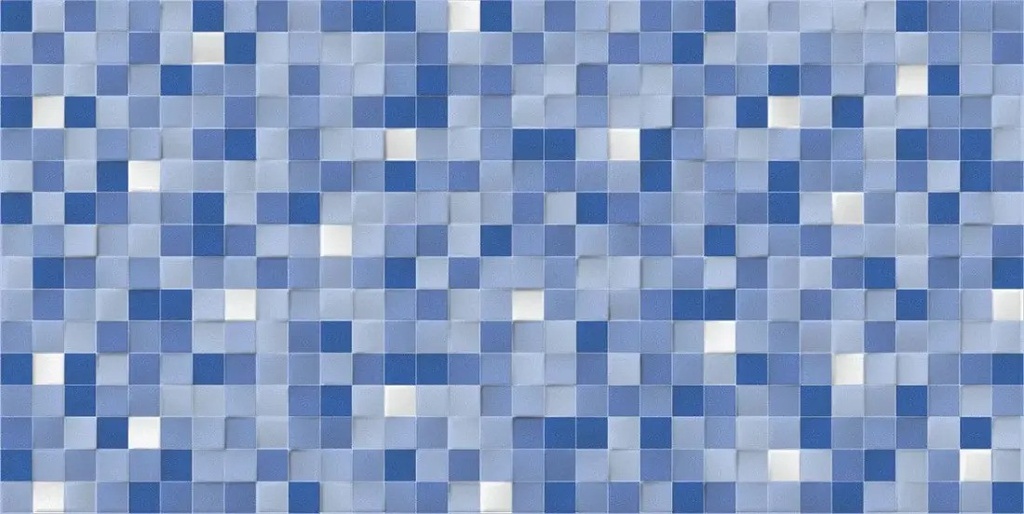 Faianta albastra, 50x25 cm, Colectie CROMATIC GLOSS, 2051-0212, 1,38 mp/cutie