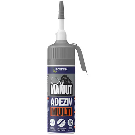 Adeziv universal alb pentru suprafeţe multiple, Mamut Multi interior/exterior, 100 ml