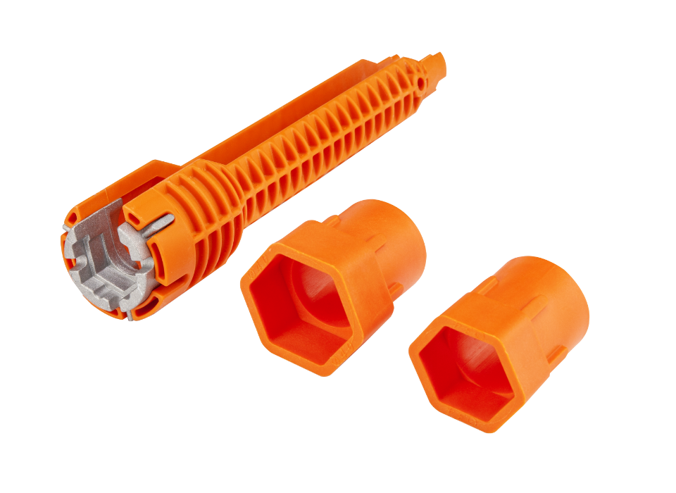 Cheie multifunctionala pentru instalatii sanitare