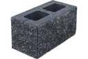 Boltar BAROC, element gard, 40x20x20 cm, negru