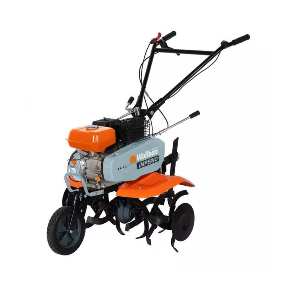 [P002545] Motosapă/motocultor WOLFSON IMPERIO WFS7000ACC, plug+rariță+freze de săpat+roți transport 4.00-8