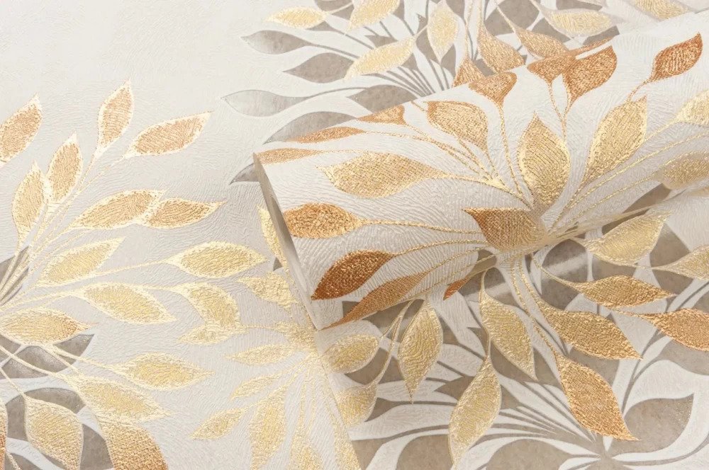 Tapet de vinil model COLIBRI decor, fumuriu art. 1250/1