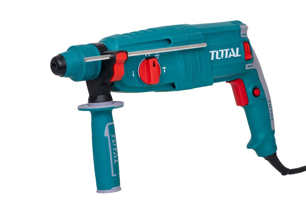TOTAL Ciocan Rotopercutor 800W, 2.5J, SDS+, 3 burghie + dalta, cutie transport