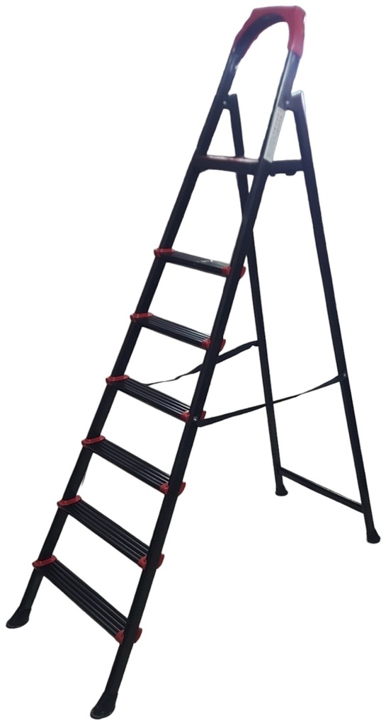 Scară metal Rodex, 6+1 pași