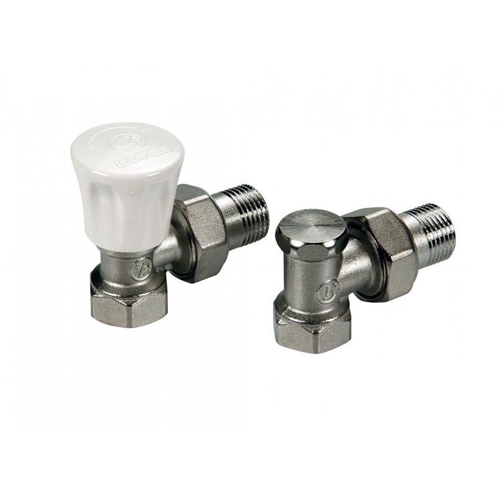 Set robineți Giacomini colțar tur-retur, 1/2”