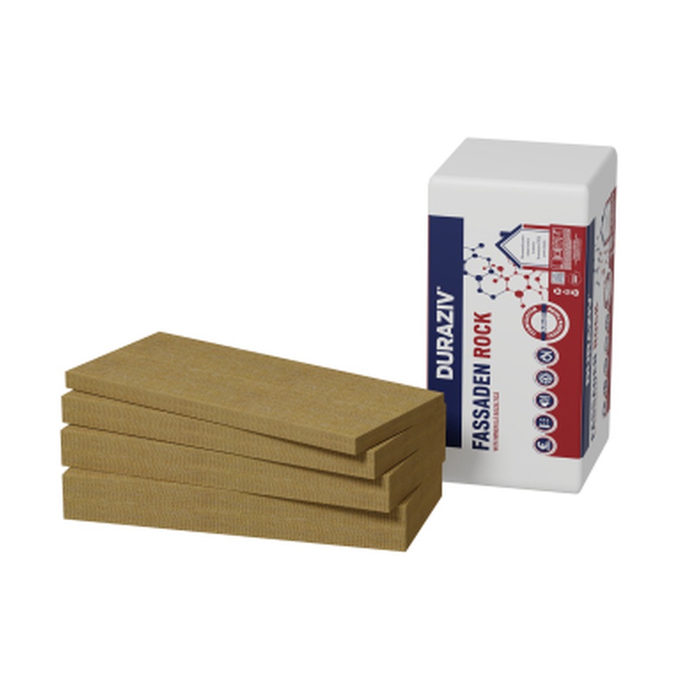 Vata bazaltica DURAZIV FASSADEN ROCK 150x600x1200 mm, 1.44 mp/bax