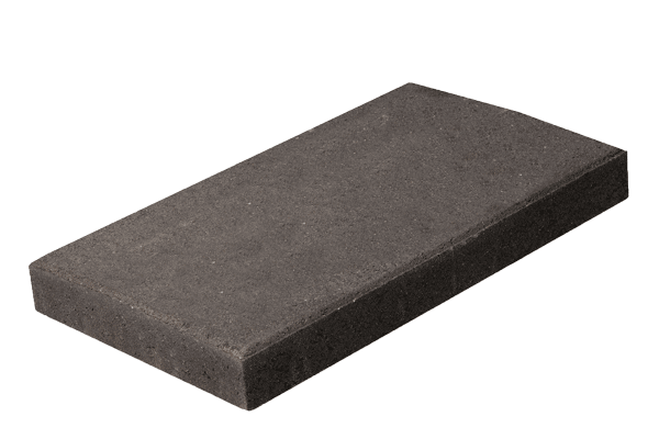 Capac element gard, 47x27x5 cm, negru