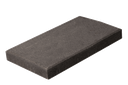 Capac element gard, 47x27x5 cm, negru