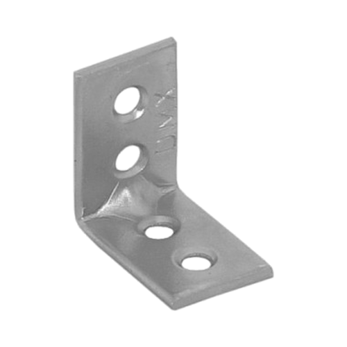 Colțar/vinclu din oțel zincat perforat, 25X25X14X1.5 mm