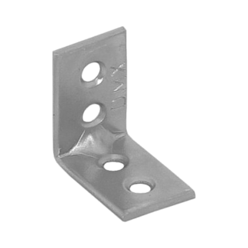 Colțar/vinclu din oțel zincat perforat, 25x25x14x1.5 mm